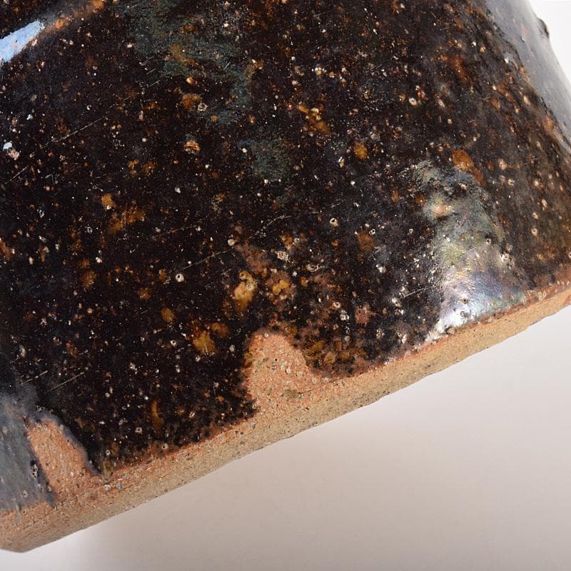 茶道具　古瀬戸　江戸初期　口禿手　一重口水指　澤田常安極め箱　M　R7571