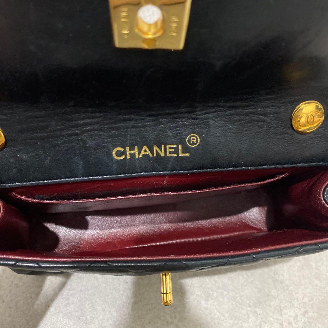 CHANEL シャネル ヴィンテージ チェーンバッグ ミニマトラッセ　ショルダー
