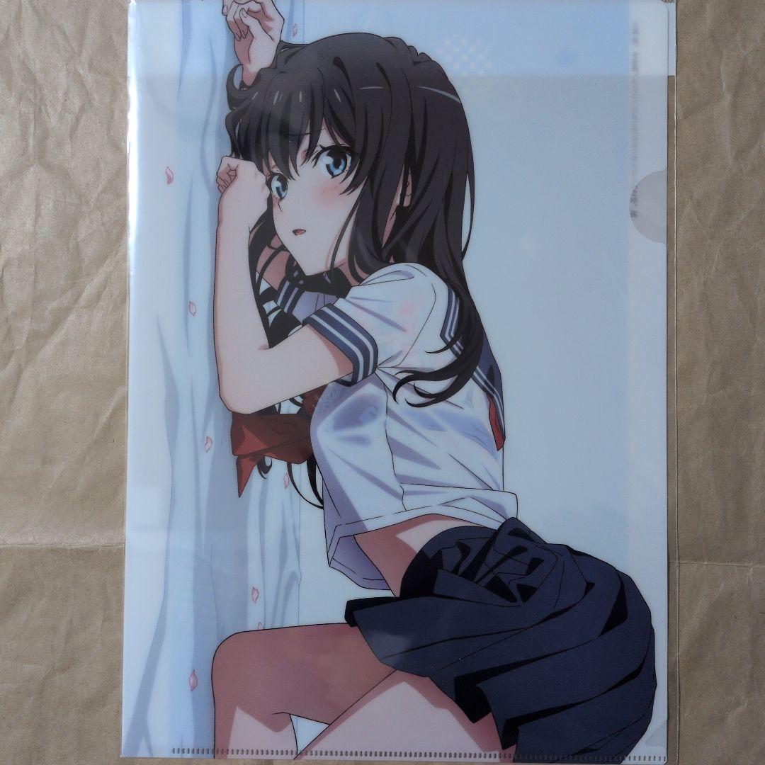 送料無料☆3枚 制服濡れ透けA4クリアファイル俺ガイルやはり俺の青春