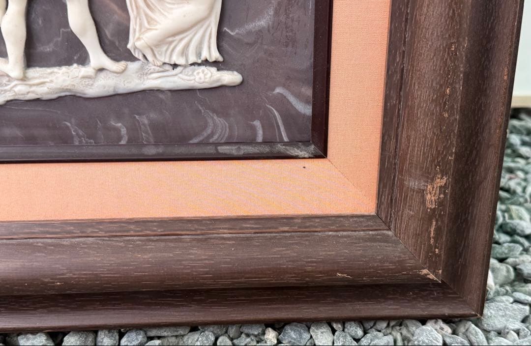 インコレ カメオアート 額装 バッカなリアン 送料込み250328