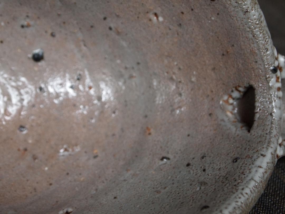 希少作☆中川自然坊☆絵唐津【窯変】焼酎杯共箱・栞