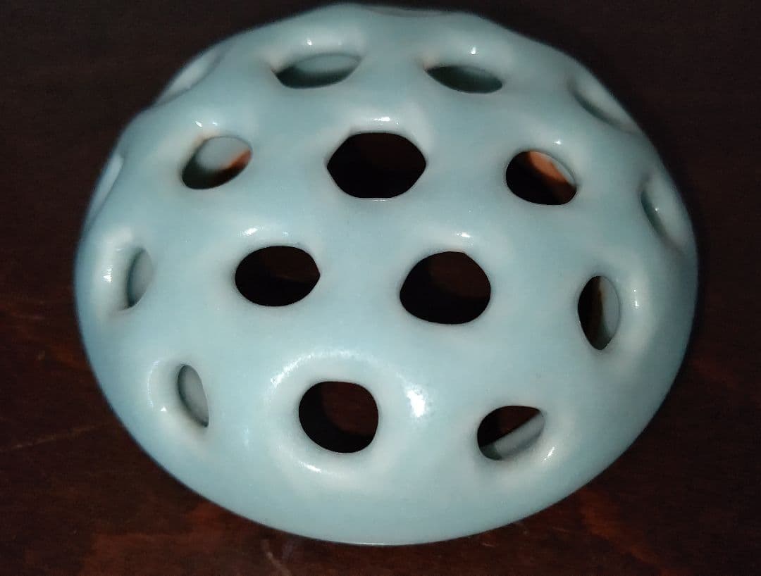 平安洛山作 香炉 三足炉 青瓷香爐 木箱入 美術品・アンティーク・