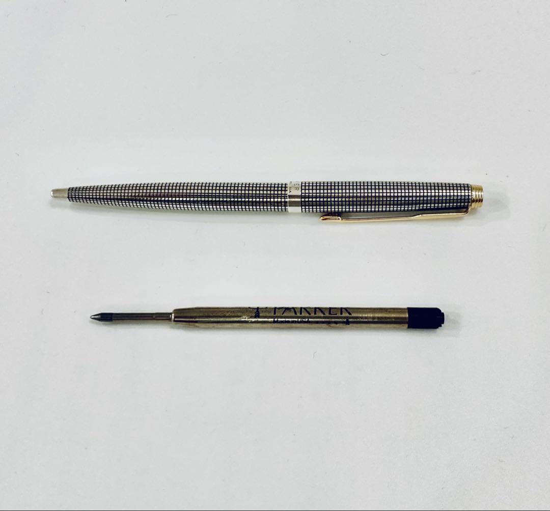 シルバー925◇パーカー ♯75シズレ スターリング 純銀ボールペン 1970s