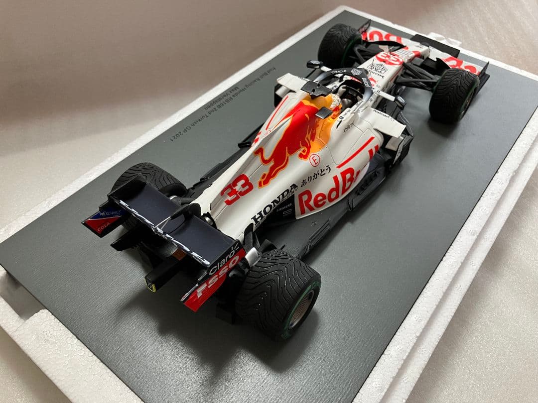 O⑭ 1/18 スパーク製 レッドブルRB16BトルコGP ありがとうカラー