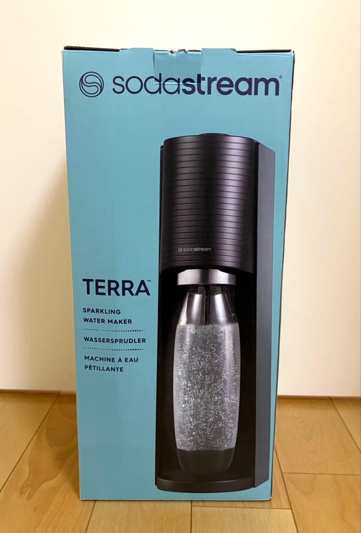 ソーダストリーム TERRA スターターキット SSM1101 ブラック ソーダストリーム SodaStream / TERRA (テラ) スターターキット