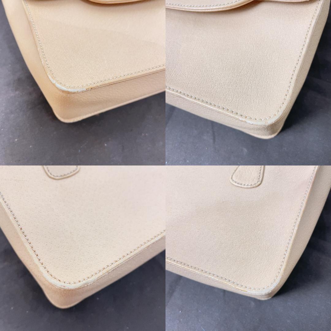 GUCCI バンブー レザー オールドグッチ ハンドバッグ ターンロック 金具