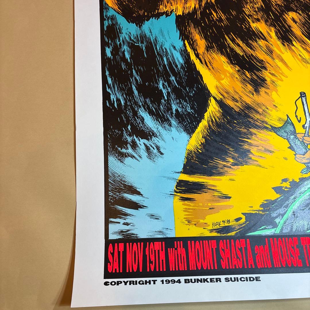 KOZIK KILLDOZER シルクスクリーンポスター