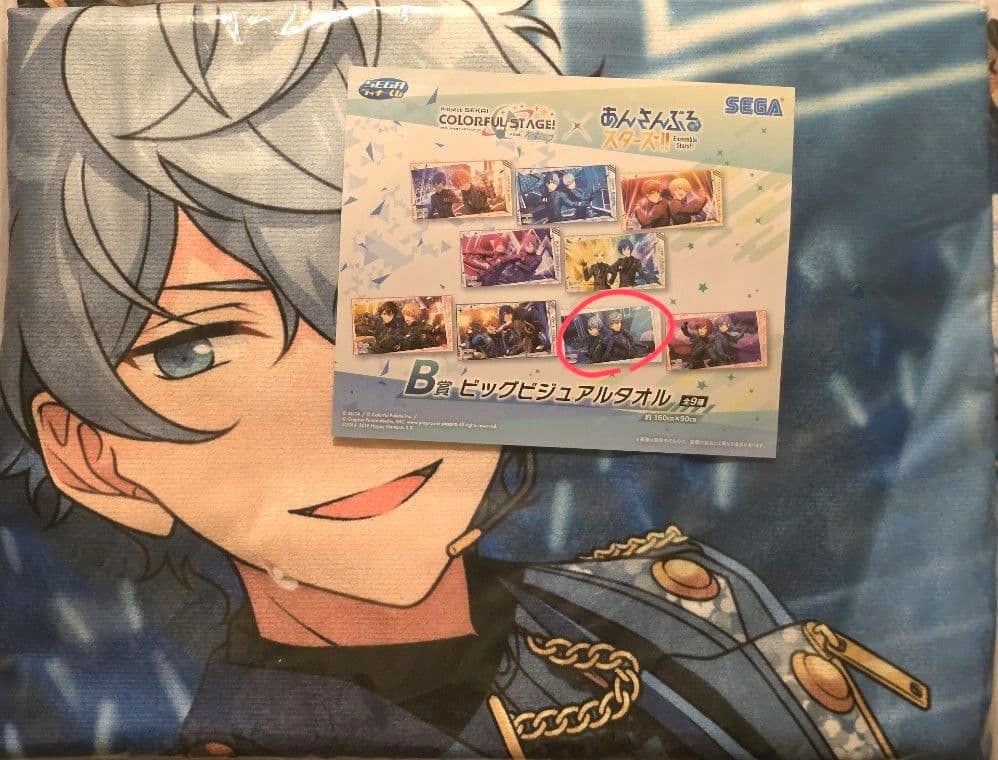 プロセカ あんスタ セガラッキーくじ 青柳冬弥 瀬名泉 タオル ポーチ8点セット