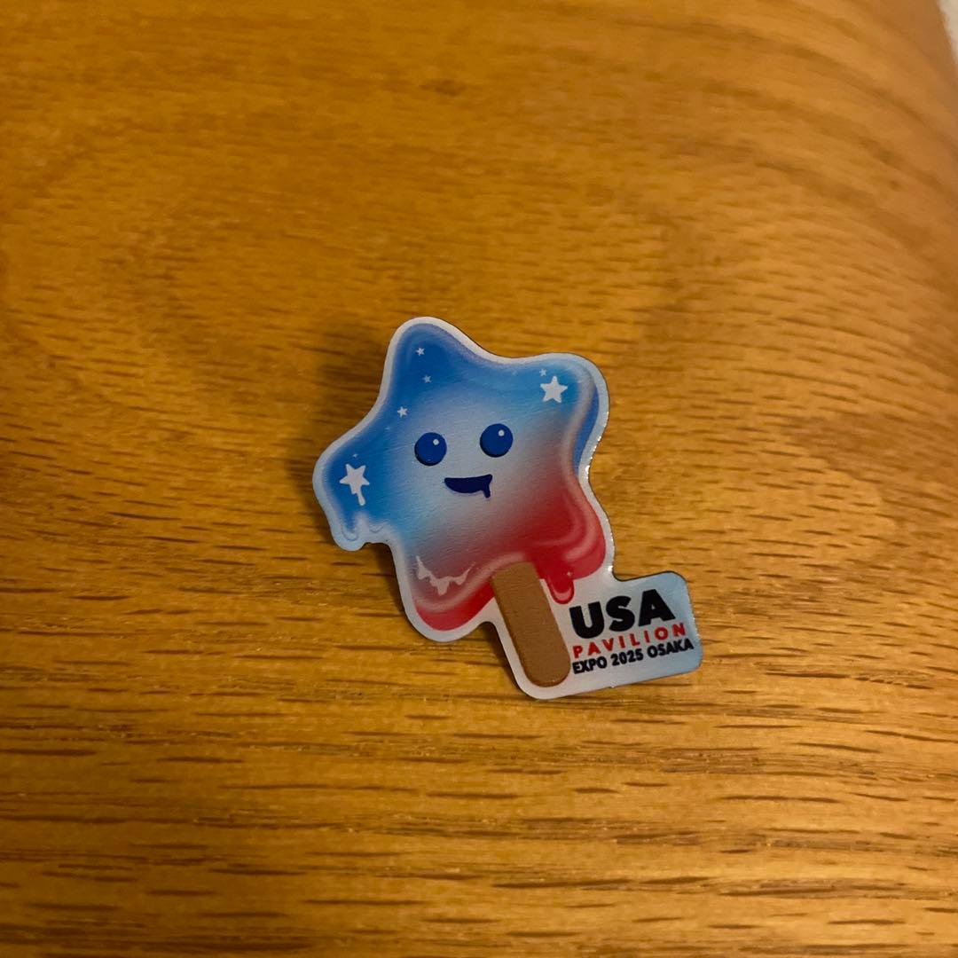 【バラ売り可！】万博のピンバッジ　アメリカパビリオン！5個セット