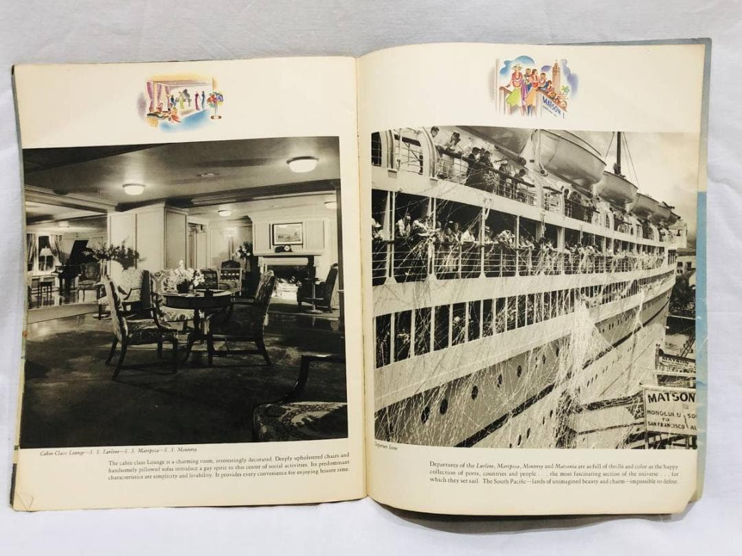 Matson Line マトソン ライン ヴィンテージ ブックレット！！
