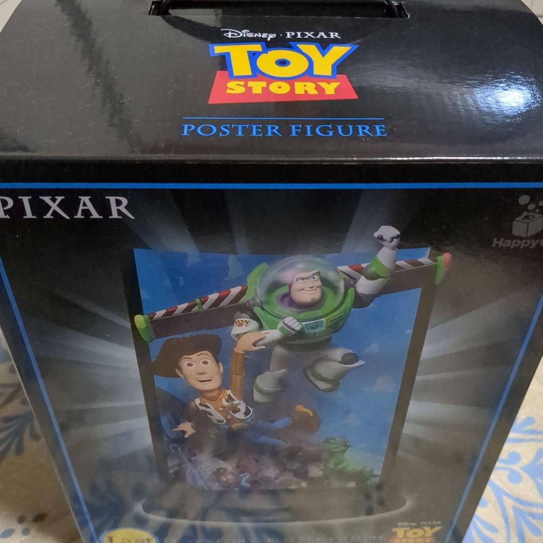 PIXAR トイ・ストーリー ポスターフィギュア ＋α トイ・ストーリー happyくじラストワン ポスターフィギュア【開封未