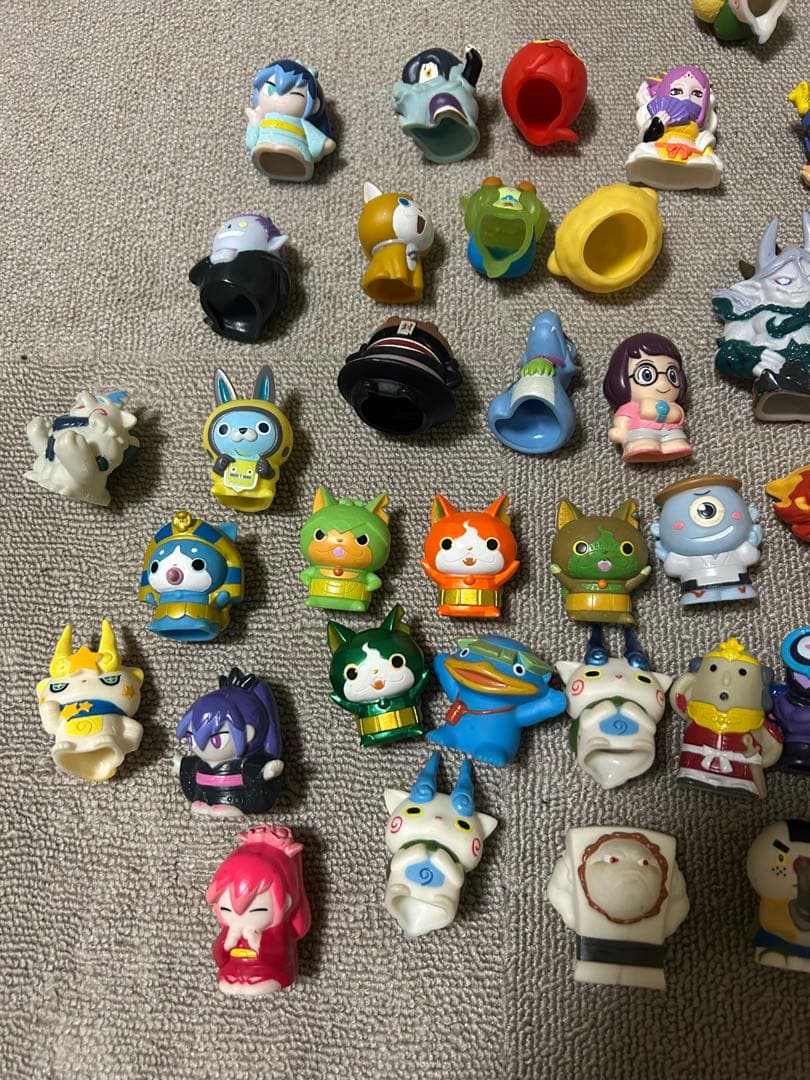 妖怪ウォッチ　指人形まとめ売り　ソフビ