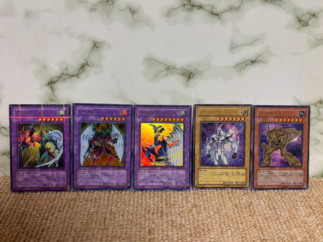 旧レリーフ】E・HERO セット 遊戯王 ※ウルトラ等おまけ - メルカリ