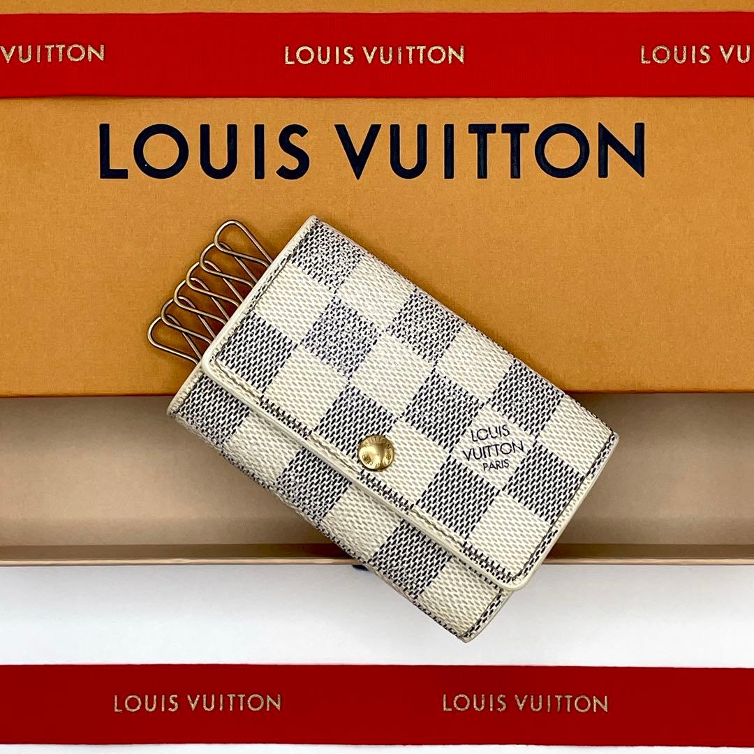 ルイヴィトン ダミエ アズール 6連キーケース ミュルティクレ6【正規品