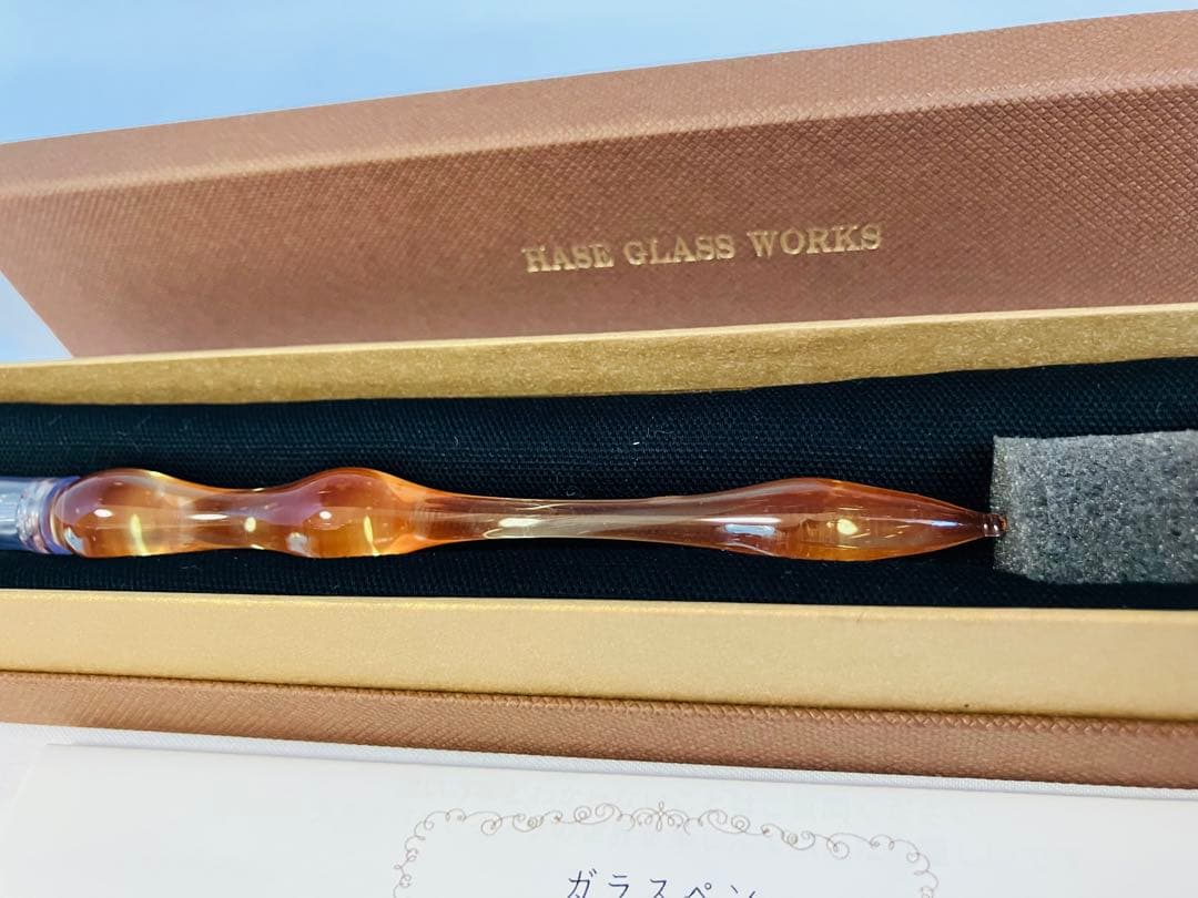 HASE 硝子工房 京都 蔦屋限定 灯り 京の夕 2025 限定品 ガラスペン