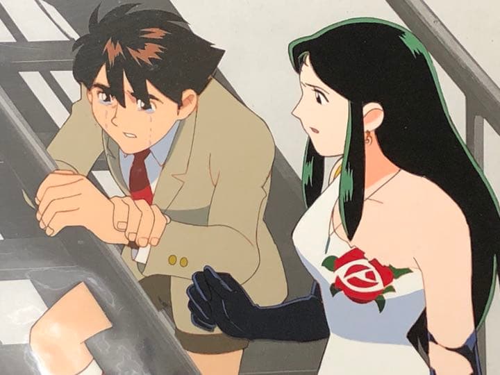 ジャイアントロボ　大判セル画　原画　銀鈴