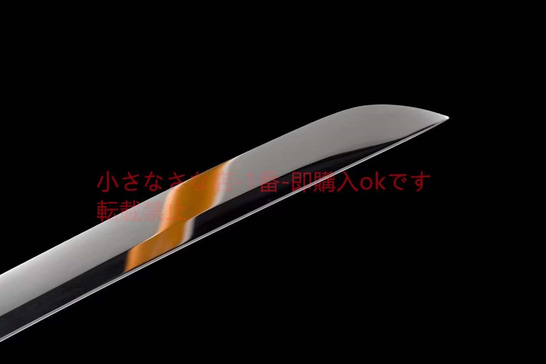 26寸銅装鋒鋼超鏡面武士刀『鏡面紅武士』 古兵器 武具 刀装具 日本刀  居合刀