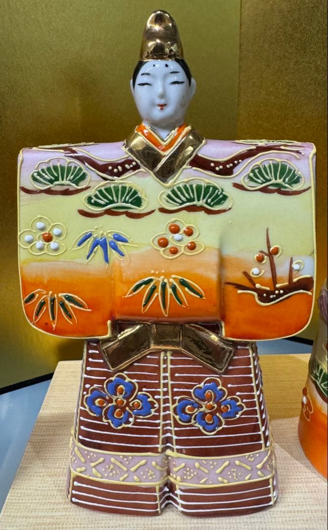 九谷 雛人形 立雛 おひなさま