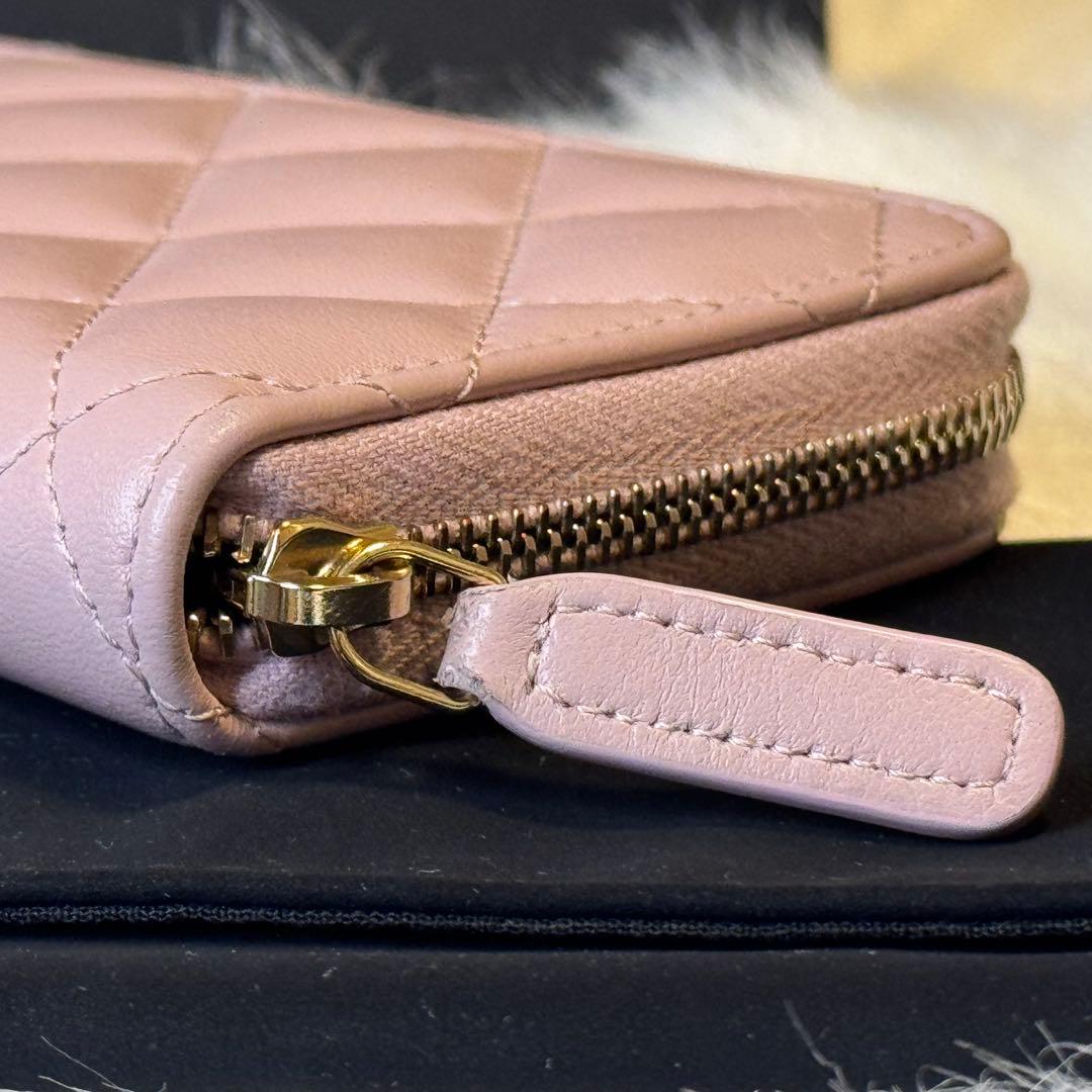 CHANEL シャネル マトラッセ ジップ パース フラグメントケース