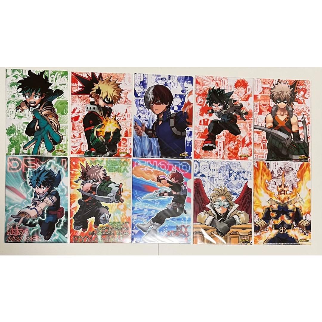僕のヒーローアカデミア ミニクリアファイル 緑谷出久 爆豪勝己 轟焦