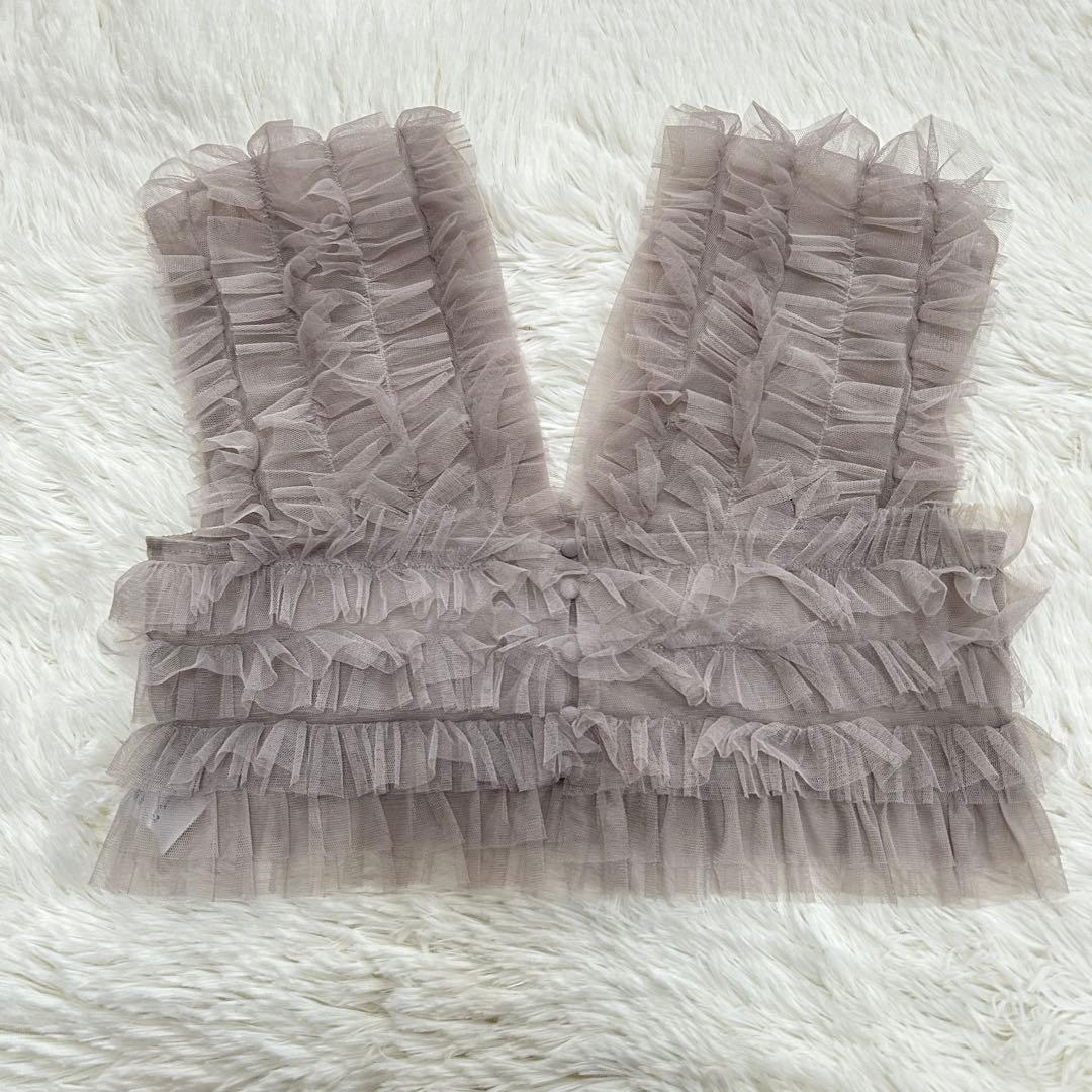 nianaチュールベストオールインワンドレスパンツドレス　andresd