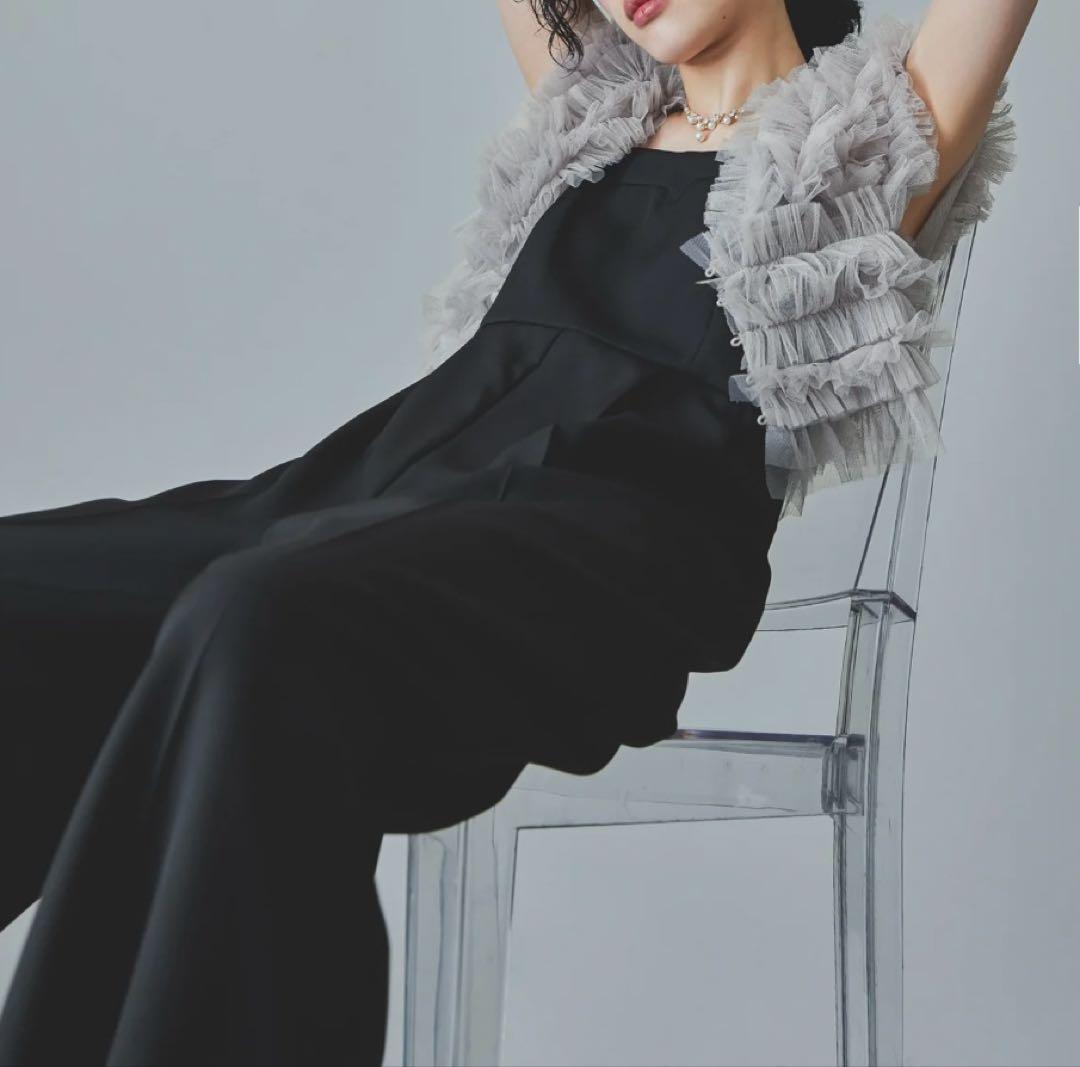 nianaチュールベストオールインワンドレスパンツドレス　andresd