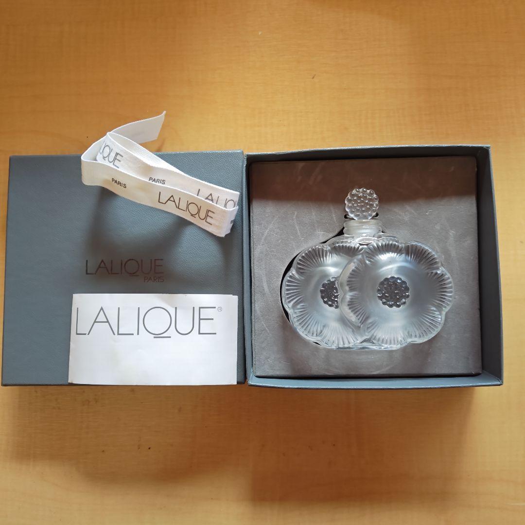 ヴィンテージ・未使用箱付き】LALIQUE ラリック 香水瓶 ドゥ・フルール