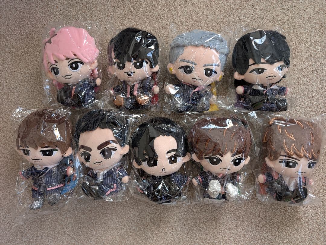 【新品未使用】Man　BIGすのチル9体 Man BIGぬいぐるみ 9体 新品未開封】 Man すのチル ぬいぐるみ 9人セット