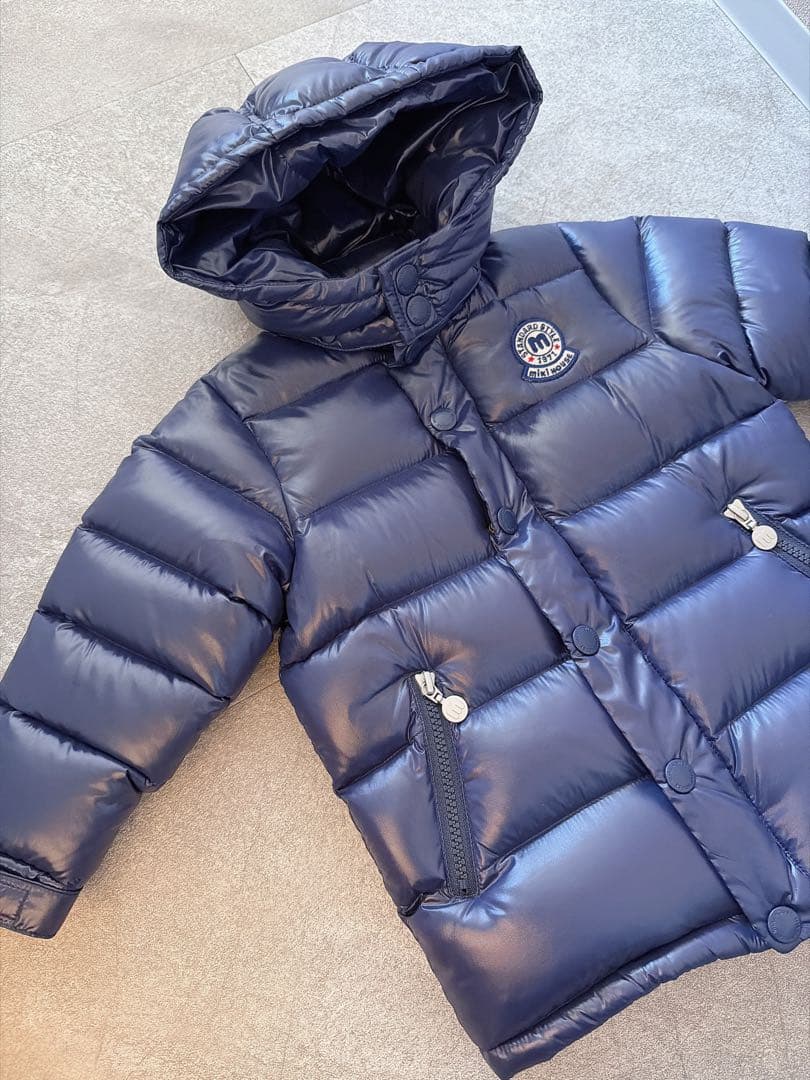 ミキハウス ダウン 90サイズ ネイビー