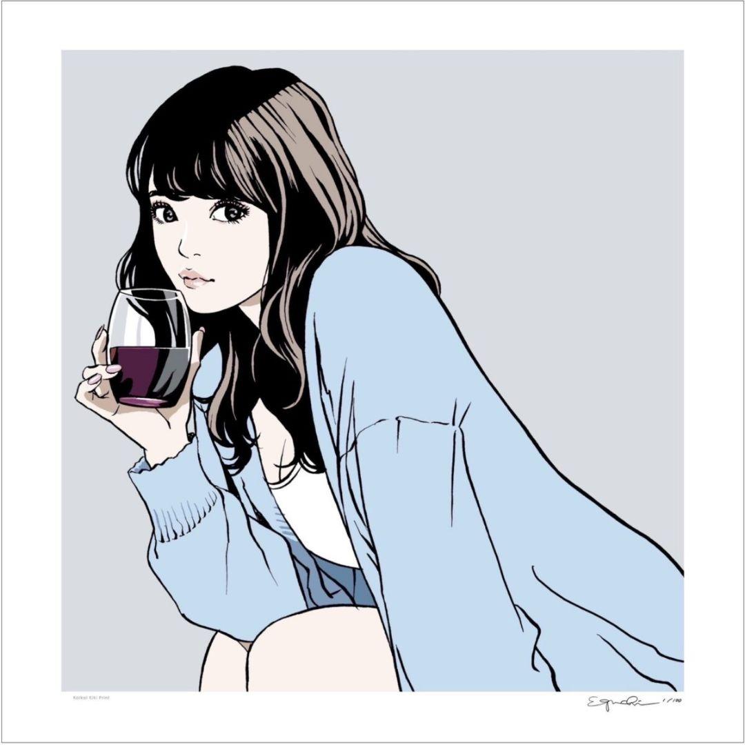 江口寿史エディションサイン入り版画「Cowgirls」 Cowgirls 江口寿史