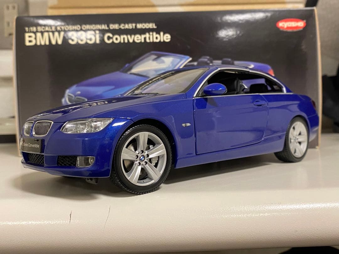 KYOSHO 1:18 BMW 335i Convertible ブルー