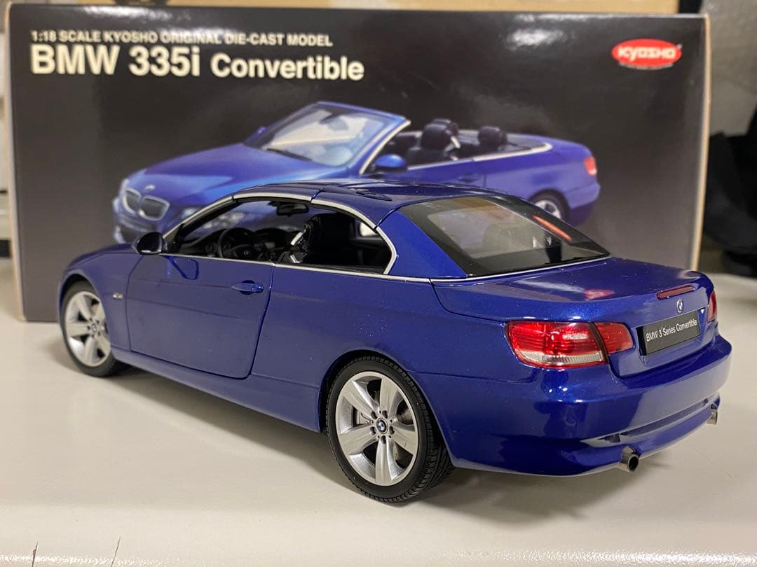 KYOSHO 1:18 BMW 335i Convertible ブルー