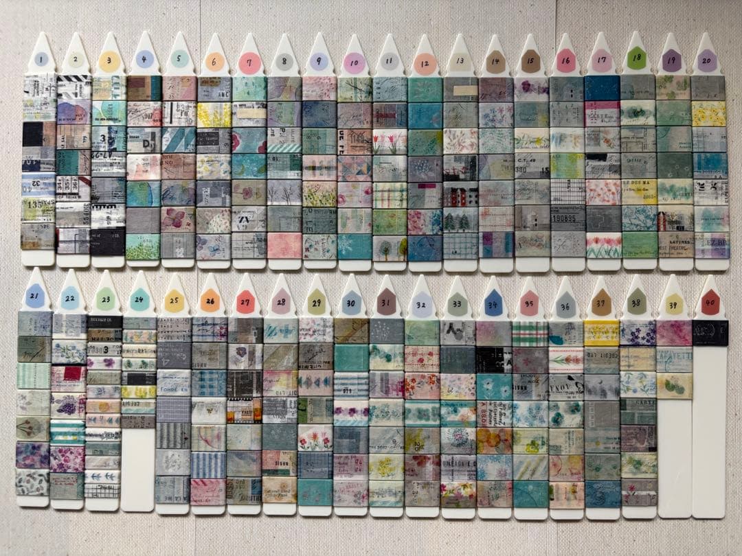 ヨハク　マステ281種各約50cm クリアマステ27種各6片　お裾分け切り売り