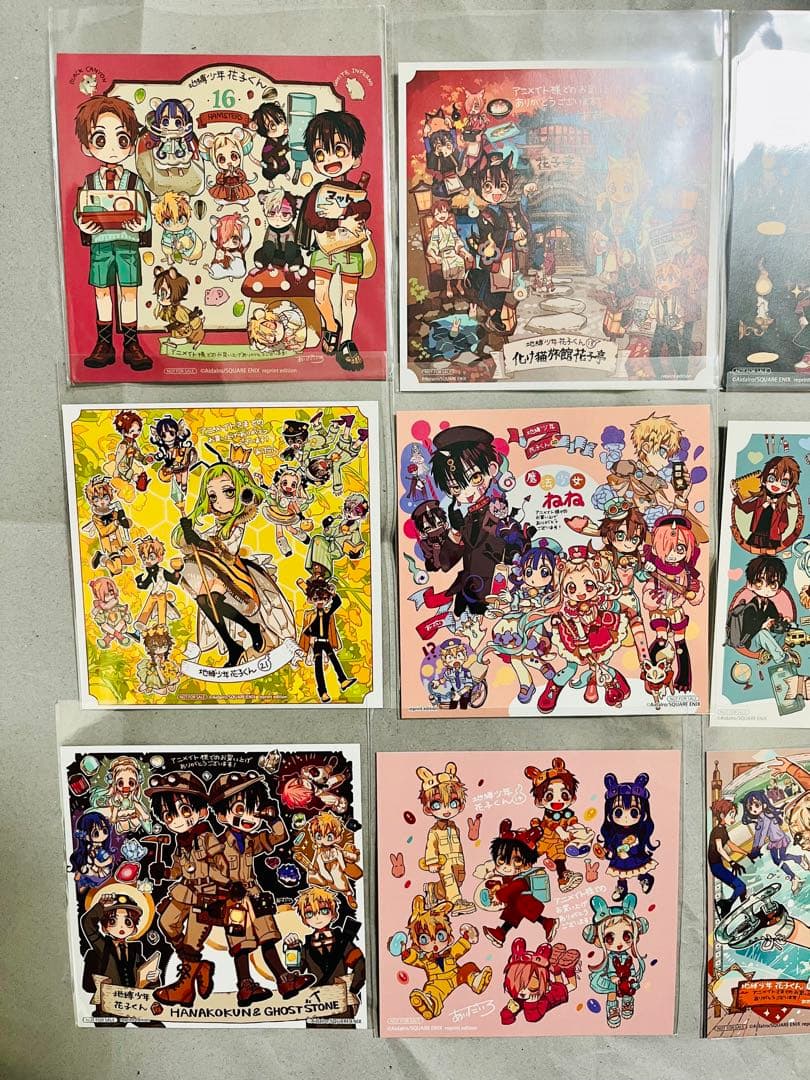 地縛少年花子くん アニメイト特典 色紙 セット