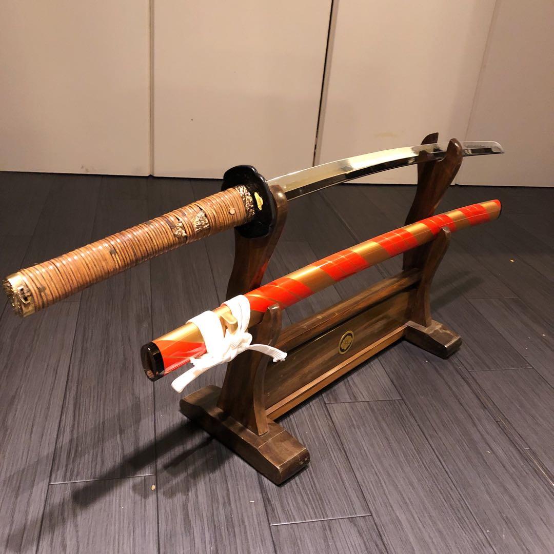 本格模造刀　居合刀　橙拵え　模造刀 日本刀　刀