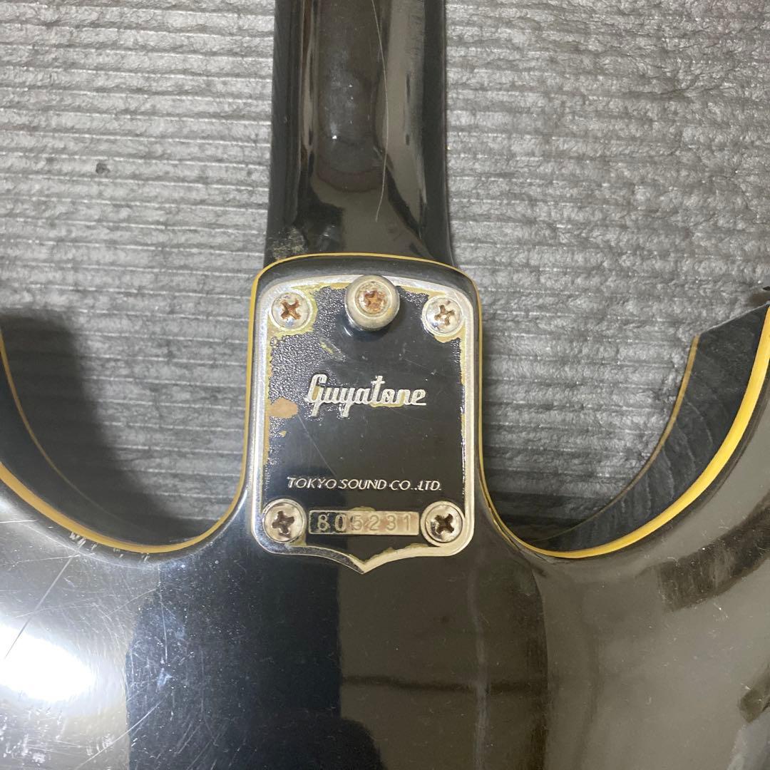 か*。様 Guyatone エレキギター 黒 セミアコースティック