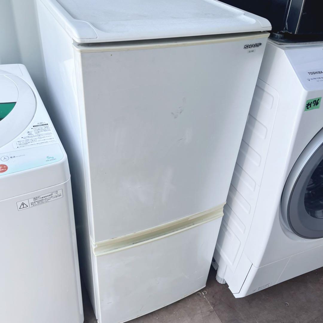 取付無料！完動品！SHARPホワイト冷蔵庫・高性能東芝6kg洗濯機セット