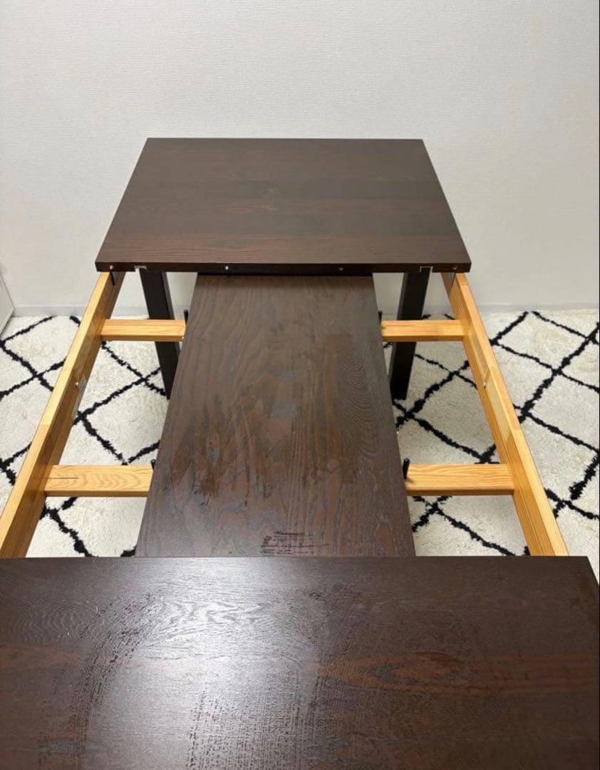 ®️【送料込み】IKEA イケア 伸長式ダイニングテーブル BJURSTA