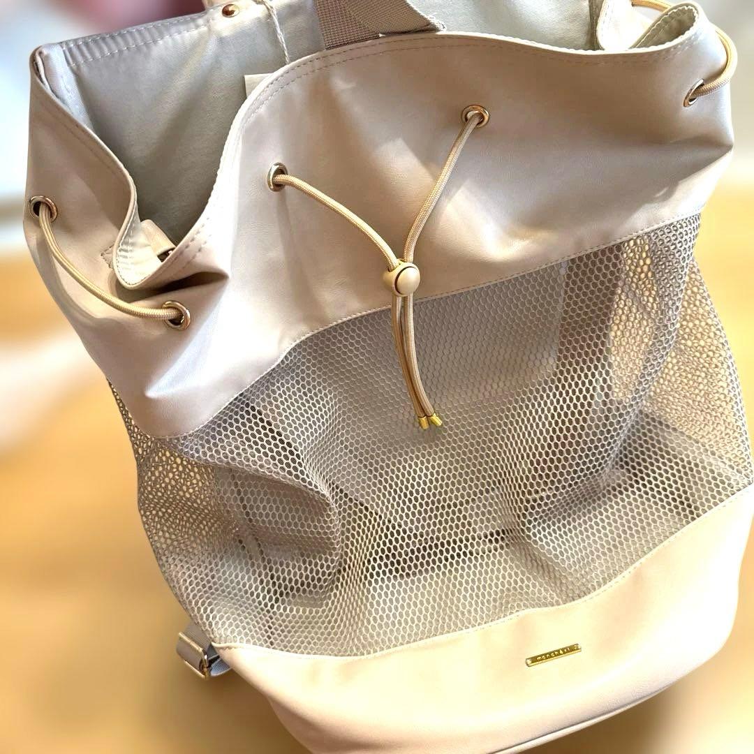 ♡新品♡mon chéri 2wayメッシュ巾着ペットバッグ フリーサイズ