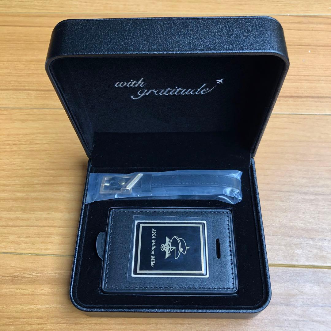 ANA ミリオンマイラーネームタグ 100万ライフタイムマイル ゴールド