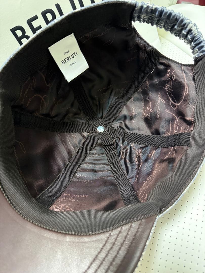 BERLUTI キャップ シルク100% Mサイズ