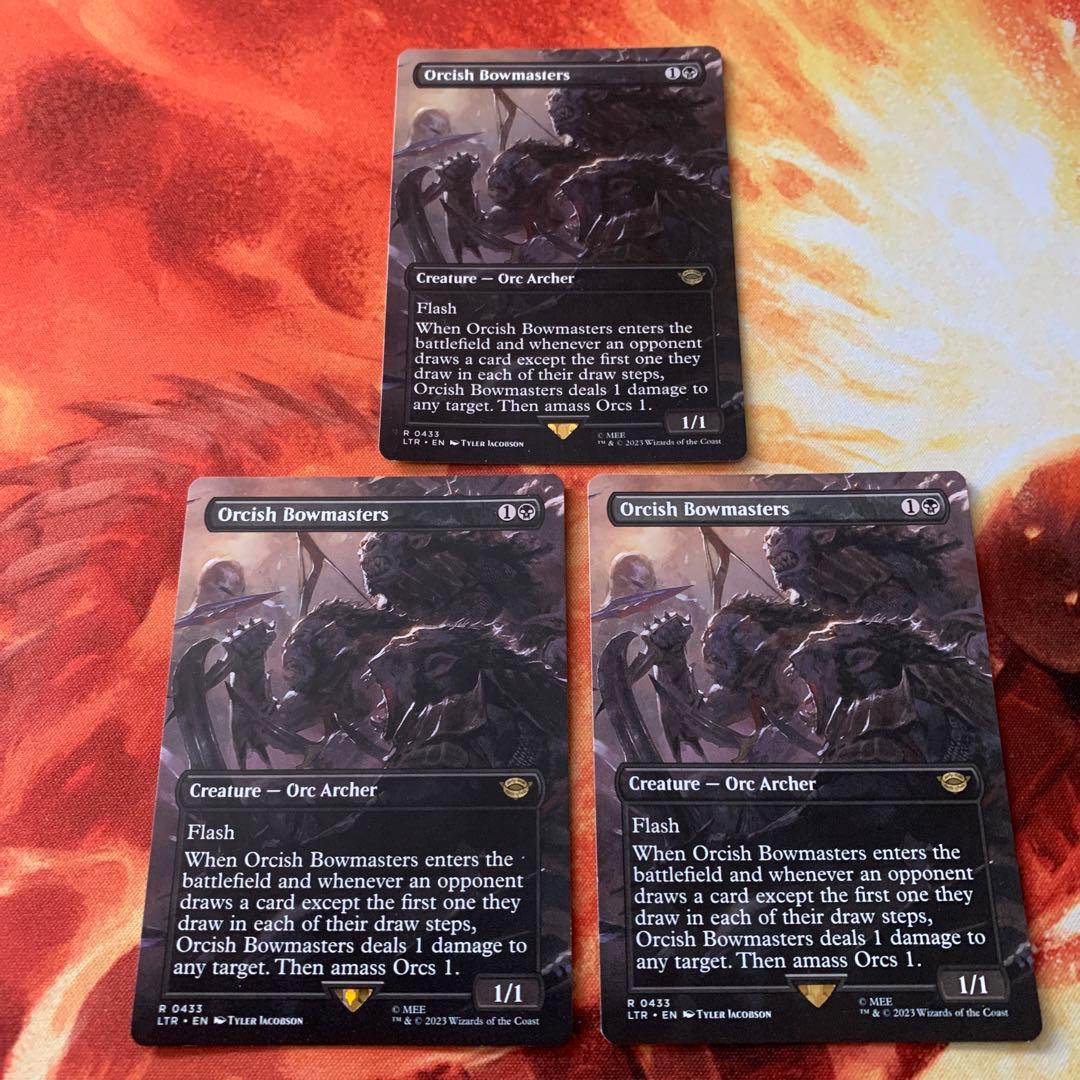 オークの弓使い英語ボーダーレス3枚