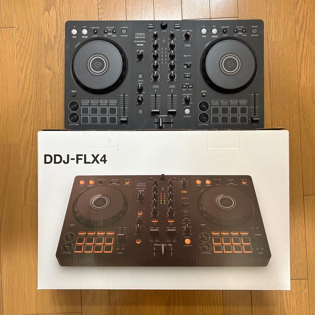 Pioneer DJ DDJ-FLX4 + 専用キャリングケース＋ヘッドホン