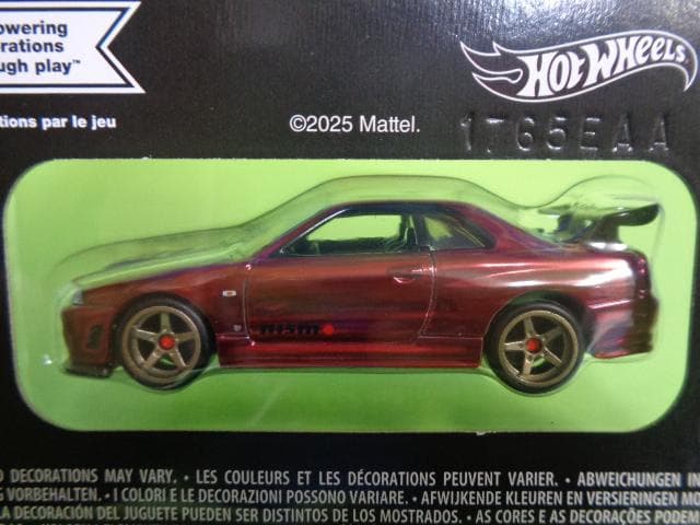 ホットウィール　RLC　レッドラインクラブ　日産スカイラインGT-R　BNR34
