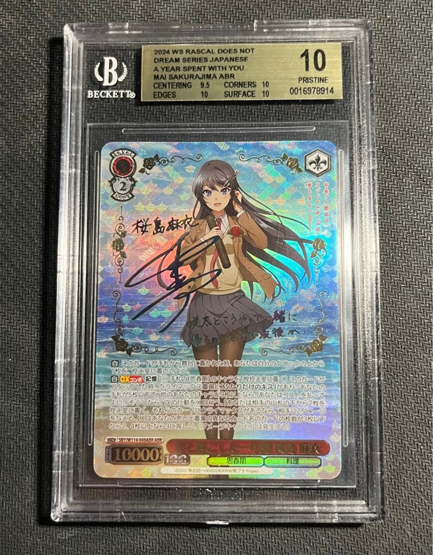 ヴァイスシュヴァルツ青春ブタ野郎シリーズ君と過ごした1年間桜島麻衣ABR