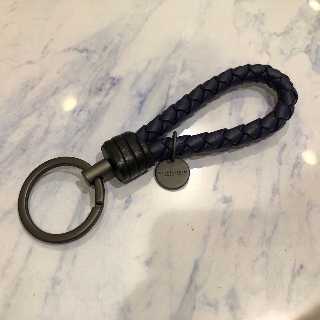 ♡ボッテガインチャートキーリングネイビー