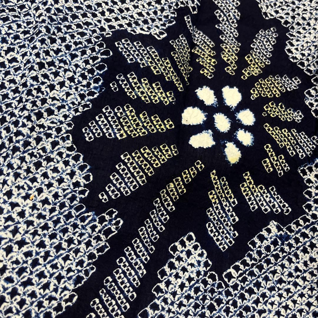 114 絞り浴衣 着物 リメイク用