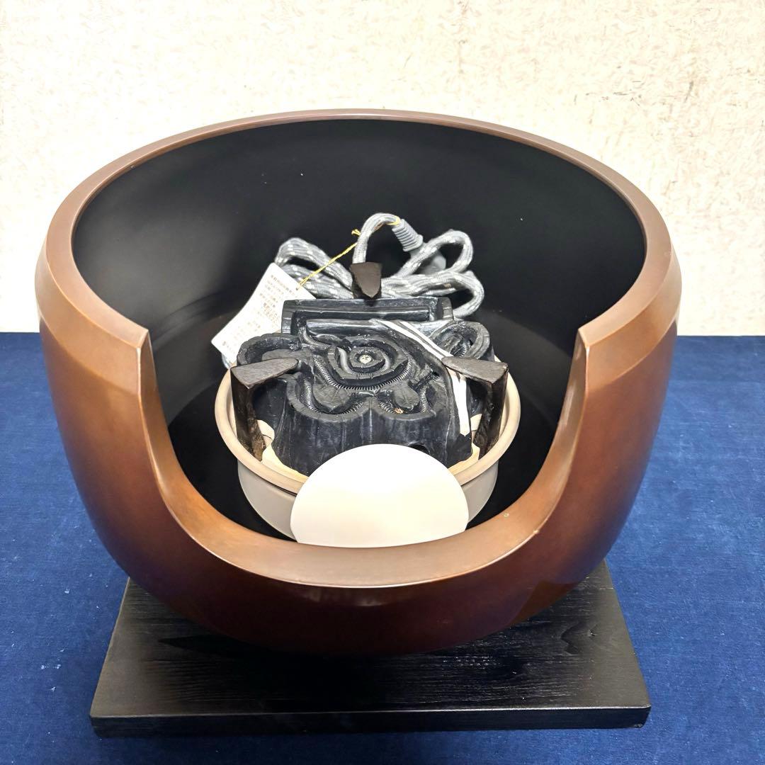 風炉/茶釜/電熱器/唐銅面取風炉/尻張釜/野々田電熱器/敷板/
