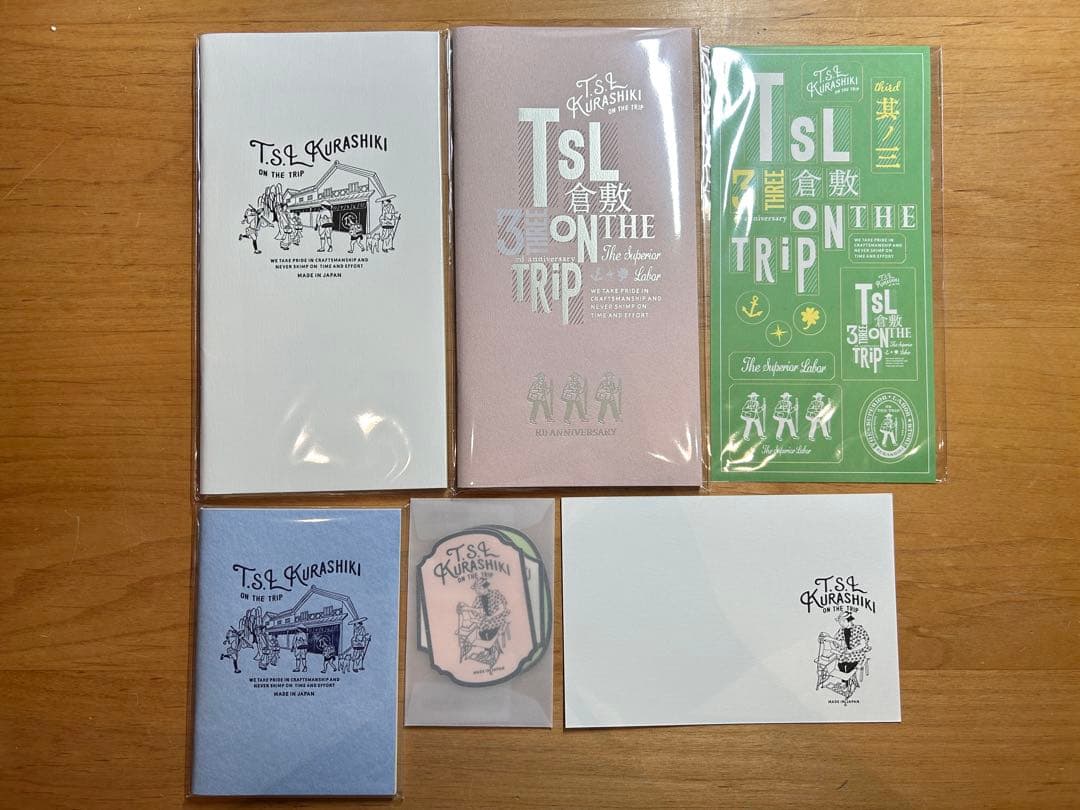 トラベラーズノート T.S.L倉敷限定3周年記念6点セット1 トラベラーズノート T.S.L倉敷限定3周年記念6点セット1