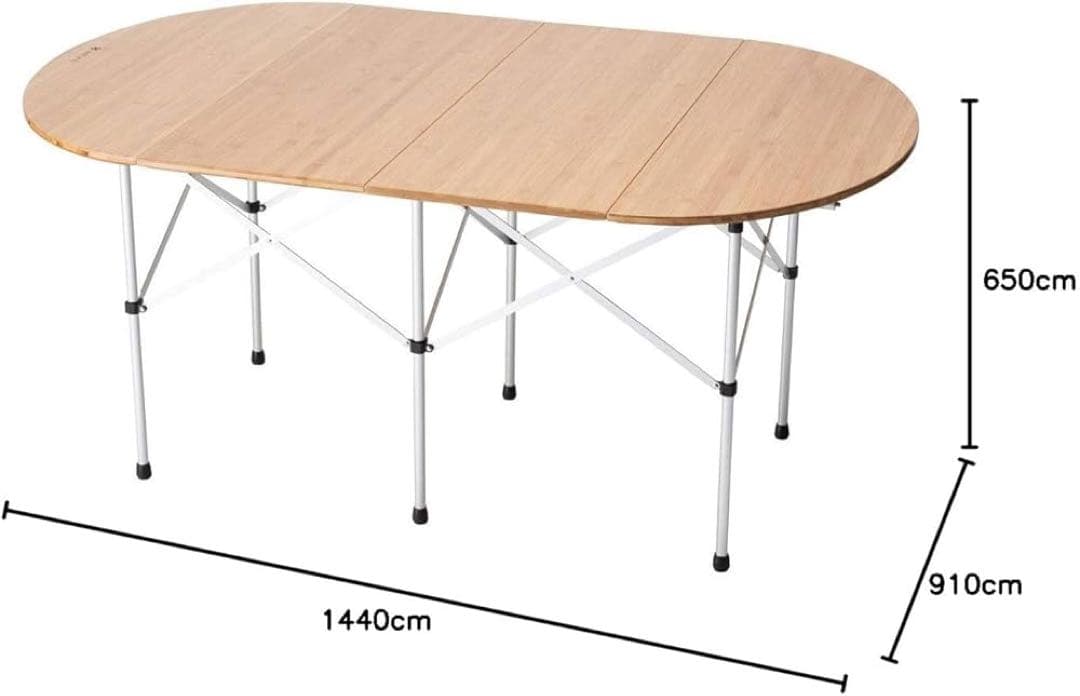 【廃盤レア】スノーピークフォールディングテーブルオーバル竹　復刻版 スノーピーク(snow peak) フォールディングテーブル オーバル竹 LV